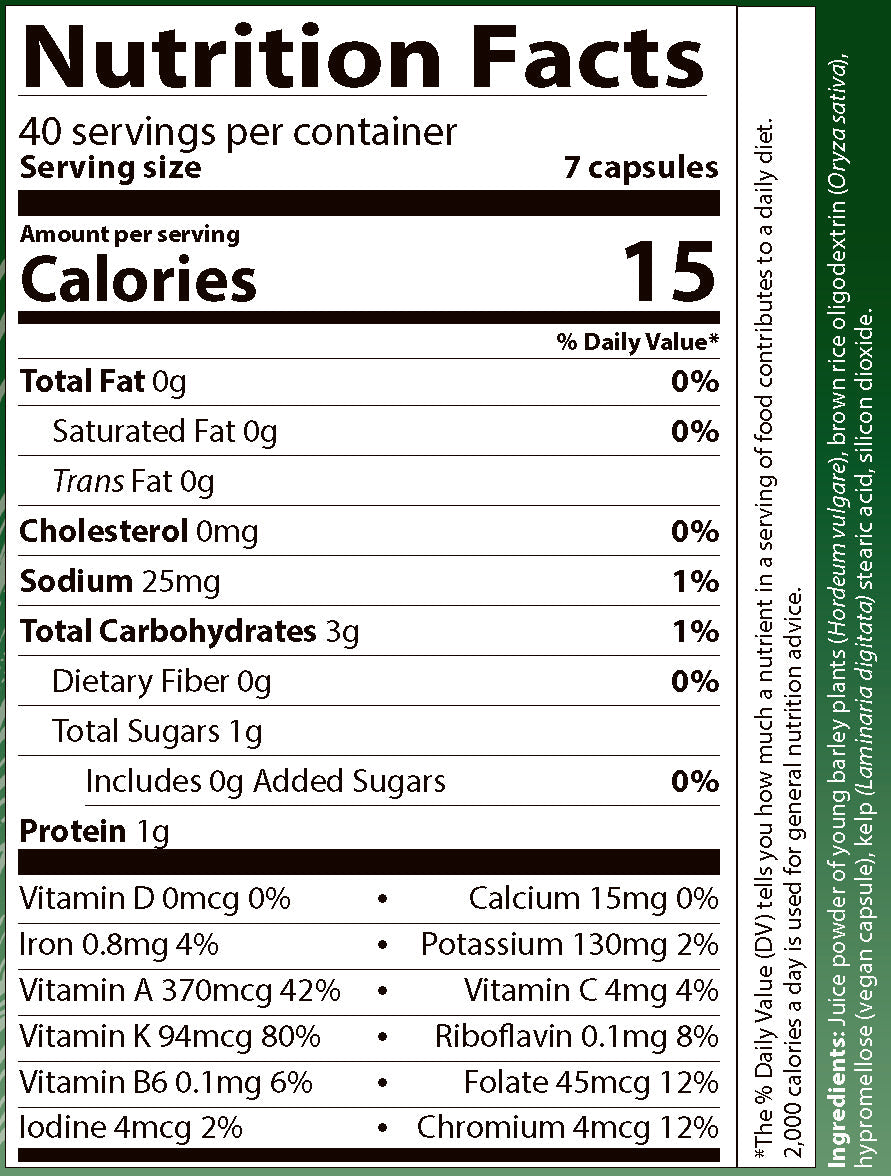 Gut & Greens Capsule Duo - Herbal Fiberblend & BarleyLife Capsules